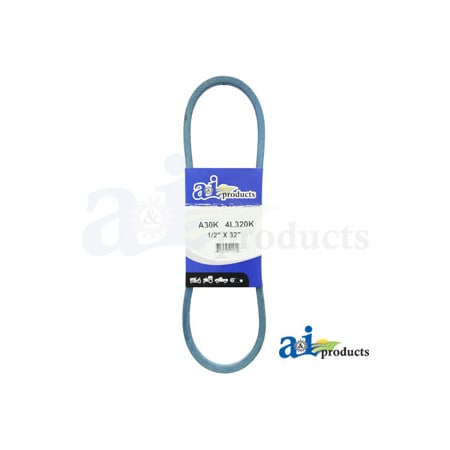 A & I Products Aramid Blue V-Belt (1/2" X 32" ) 14" x4.25" x0.5" A-A30K